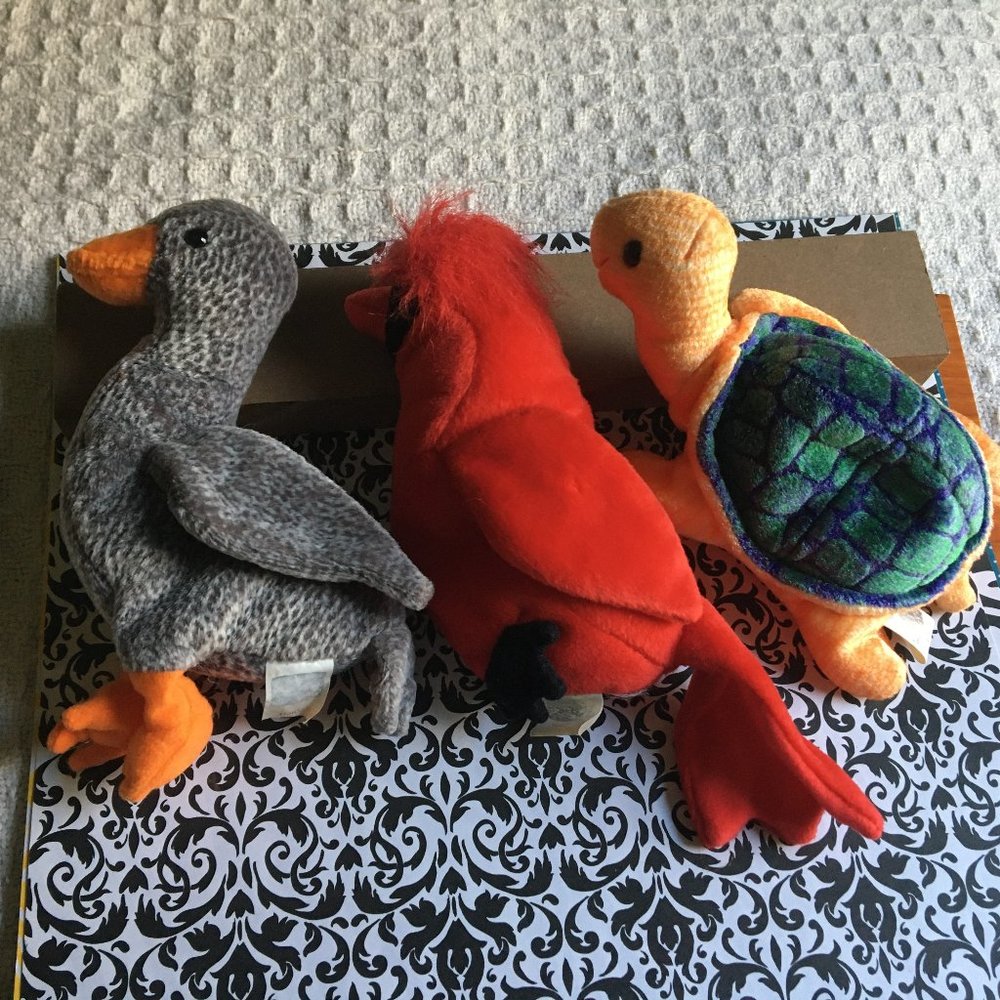 BEANIE BABIES TRIO